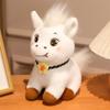 Adorable Plush Little Pony Doll - Soft White, Yellow, Purple, and Brown Stuffed Animal for Kids and Collectors(White,26cm) view 3