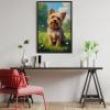 Yorkshire Terrier Frolicking in a Daisy Field Puzzle for Adults 1000 Pieces, Relaxing & Fun Jigsaw Puzzle, Family Game, 30x20 Inch view 3