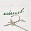 Flying Airplane Model 1:200 Scale A320 Condor ABS Airplane Model Toys Aircraft Plane Toy Assembly for Collection Aviation Airbus(Green) view 2