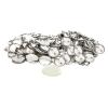 Sonew 100pcs Blank Pin Button Round Safety Badge Emblem Medal Supplies Handicraft Gifts Souvenirs DIY Crafts (32MM Metal Badges 100 Sets) view 4