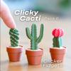 3D-Printed Cactus Clicker with Satisfying Tactile Click, Desk Stress Relief & Sensory Gadget, Fun Plant-Style Decor & Gift (3, Style 03) view 4