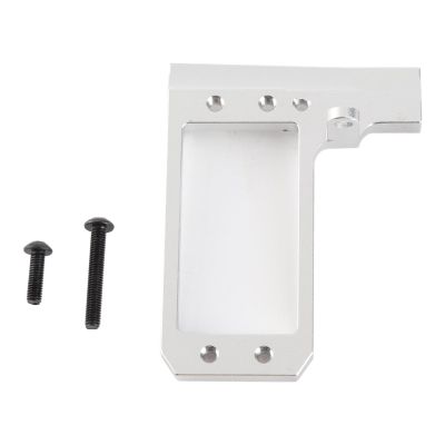 1/10 RC Servo Mount Low Center for Phoenix F10 VP, Aluminum Alloy 4 Link Adapter, Precise Control Upgrade with Enhanced Durability, Optimized Design for Stability and High Speed Pe (Silver)