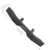 Aluminium Alloy Front Bumper for 1/16 RC Car, CNC Polished Surface Upgrade Part, High Strength Lightweight Replacement Bumper for WPL B14 B16 Q61, Includes Rescue Seat and (Black) view 3