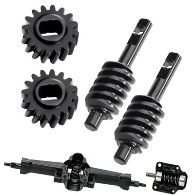 2 Pair 16T Metal Harden Steel Axle Gear for AXIAL SCX30 Ford Bronco 4X4 SCX30 Jeep Wrangler JLU 4X4 RC Crawler Car Upgrade Parts