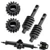 2 Pair 16T Metal Harden Steel Axle Gear for AXIAL SCX30 Ford Bronco 4X4 SCX30 Jeep Wrangler JLU 4X4 RC Crawler Car Upgrade Parts view 1
