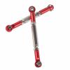 Metal Front Rear Link Rod RC Accessory, Servo Link Rod for WPL B14 C14 FY001 1/16 RC Car, Durable Metal Replacement Part with 8PCS Set, Universal Fit for C14K C24 C34 view 4