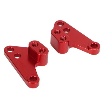 aqxreight 1 Pair RC Shock Towers Mount Racing Front Rear Bracket Shock Towers Mount for 1 10 Silver Is Good Car for and Is Bracket Front Rear Our RC (Red)