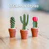 3D-Printed Cactus Clicker with Satisfying Tactile Click, Desk Stress Relief & Sensory Gadget, Fun Plant-Style Decor & Gift (3, Style 12) view 4