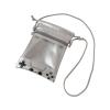 Whoasyst Crossbody Drawstring Bag for Cotton Doll Storage Compact PU Pouches Functional Organizers Crossbody Drawstring Pouc view 3