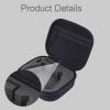 Simhoa RC Storage Bag EVA Hard Carrying Case Gifts Professional Spacious Zipper Closure Multifunctional Hardshell Black view 4
