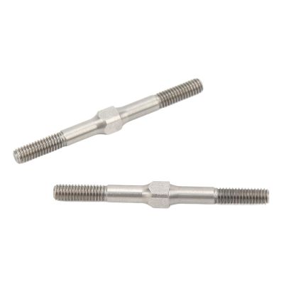 aqxreight 2Pcs RC Steel Turnbuckle Wear Resistant RC Turnbuckle Pull Rod for 1 10 Cars 48mm Wear Tear Resistant Strength More Steel is Which Premium Durable