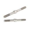 aqxreight 2Pcs RC Steel Turnbuckle Wear Resistant RC Turnbuckle Pull Rod for 1 10 Cars 48mm Wear Tear Resistant Strength More Steel is Which Premium Durable view 3