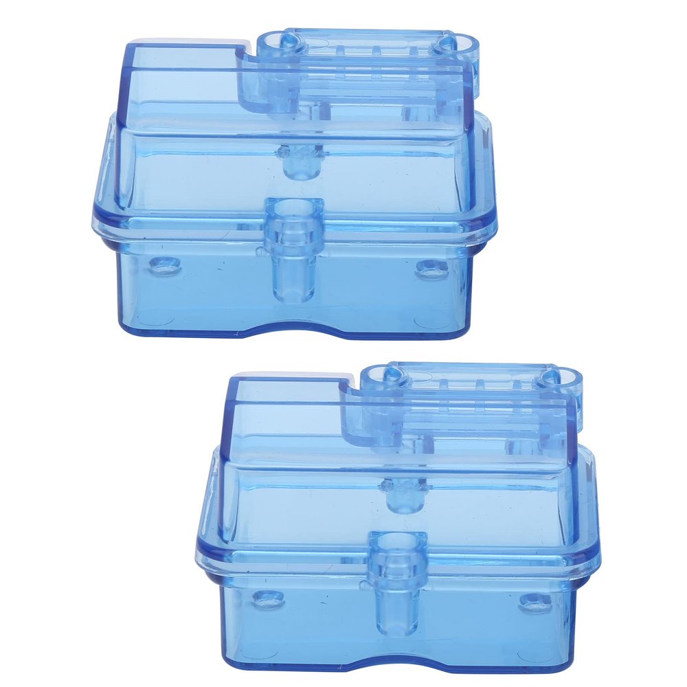 OVAQUIXI 2Sets Receiver Box, Transparent Plastic ESC Case with Mounting Screws, for RC Cars Boats Accessories