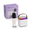 Encore Wireless Karaoke Speaker 500MaH USB-C Rechargeable with Microphone in White and RGBCW Color Changing Light view 1