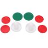 aqxreight 60mm Table Hockey Pushers Set Ergonomic Design Hockey Goalies Game Tables Accessories Broken Green Not Bottom with It High Made of Hard Material Material and Table Pushers view 2