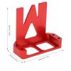 aqxreight RC Servo Protector Aluminum Alloy Servo Guard for Axial VP 90018 90053 90046 1 10 RC CarBlack Life Workmanship Long Perfect Effectively and Aluminum of and Strong (Red) view 2