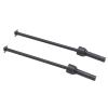 1Pack CVD Drive Shaft Set, Universal Metal Rear Drive Shaft for YK 4012 4013 RC Vehicles, Steel RC Car Parts with 2 Drive Shafts and 2 Dogbones, High Strength Durable Replacement f view 3