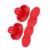 aqxreight Plastic Lightweight Goalies Ice Hockey Pushers Pucks Set Replacement for Tables Game Pucks Keep Those from The and Hockey Classic Ice Solution Quick a All (Small Size 60mm) view 3