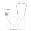 Abaodam Real Working Stethoscope for Kids, Doctor Toy for Role Play and Pretend Games, Nurse & Medical Kit Accessory for Toddlers, Boys and Girls, White view 4