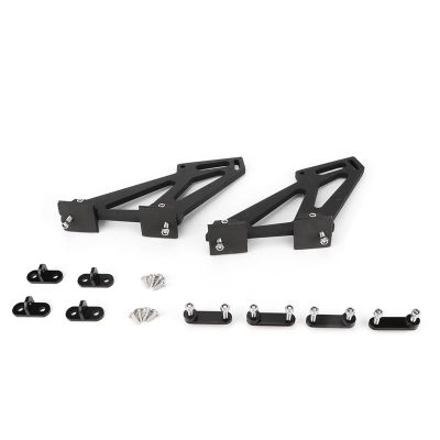 Universal Car CNC Aluminum Alloy Rear Wing Trunk Racing Tail Spoiler Legs Mount Brackets, High Strength Spoiler Mounting Brackets, Wing Kit for Improved Handling and