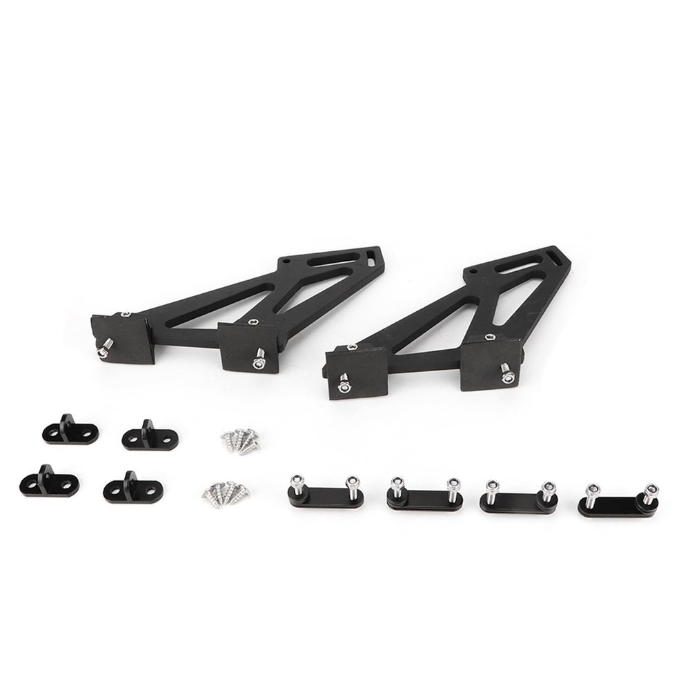 Universal Car CNC Aluminum Alloy Rear Wing Trunk Racing Tail Spoiler Legs Mount Brackets, High Strength Spoiler Mounting Brackets, Wing Kit for Improved Handling and