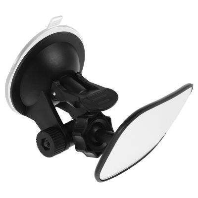 HYTROVE Adjustable Mirror for Car with Suction Cup, Universal Rear View Mirror for Back Seat Monitoring, Black Protective Rear Facing Car Seat Accessory