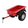 Aluminum Alloy RC Trailer Car, Highly Simulation Model Vehicle with Metal Plate Spring Suspension, Durable Rubber Tires for SCX10 90046 TRX6 Redcat 1/10 RC Cars (Red) view 1
