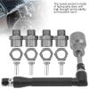 12mm to 17mm Wheel Hex Hub Conversion Adapter Socket Spanner Set, Aluminum Alloy RC Car Hex Adapters, High Accuracy 1/10 1/8 RC Car Accessories with Steel Wrench for and Ma (Ti Color) view 3