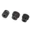 3Pcs RC Motor Pinion Gear 48P Set, 14T 16T 18T Rustproof Powder Metallurgy Gears, Smooth Rolling 48P Pinion Gear for 1/10 RC Car with 3.175mm Shaft Brushless Motor, Includes Rice S view 3