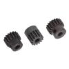 3Pcs RC Motor Pinion Gear 48P Set, 14T 16T 18T Rustproof Powder Metallurgy Gears, Smooth Rolling 48P Pinion Gear for 1/10 RC Car with 3.175mm Shaft Brushless Motor, Includes Rice S view 4