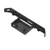 3 Set RC Front Bumper, Aluminum Alloy High Strength Bumper Set, Abrasion Lightweight Remote Control Car Bumper, Direct Replacement for Plastic Parts with 6 Screws, Perfec (Silver Black) view 2
