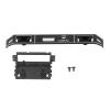 3 Set RC Front Bumper, Aluminum Alloy High Strength Bumper Set, Abrasion Lightweight Remote Control Car Bumper, Direct Replacement for Plastic Parts with 6 Screws, Perfec (Silver Black) view 3
