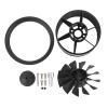 50mm Ducted Fan for RC Planes, 12 - Blade Propeller Ducted Fan, High Rigidity Injection - Molded Design with Perfect Dynamic Balance, Compatible with QF2611-3300/4000/4600/5000KV (Forward Oar) view 1