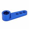 5Pcs 25T Servo Horns, Aluminum Alloy Steering Servo Arms, High Performance RC Servo Accessories, Durable Anodized Blue Servo Arms for 02073 996R MG946R E9001, Lightweight Upgrade P view 2