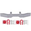 Aluminium Alloy Front Bumper for 1/16 RC Car, CNC Polished Surface Upgrade Part, High Strength Lightweight Replacement Bumper Compatible with WPL B14 B16 Q61 (Ti Color) view 1