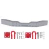 Aluminium Alloy Front Bumper for 1/16 RC Car, CNC Polished Surface Upgrade Part, High Strength Lightweight Replacement Bumper Compatible with WPL B14 B16 Q61 (Ti Color) view 2