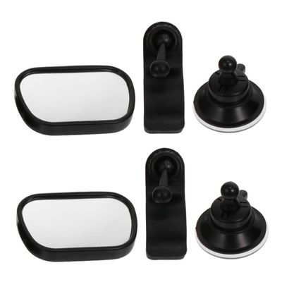 Abaodam 2pcs Car Mirror for Rear Facing Seats Rear View Observation Mirror with 360 Adjustable Wide Angle for Backseat Monitoring