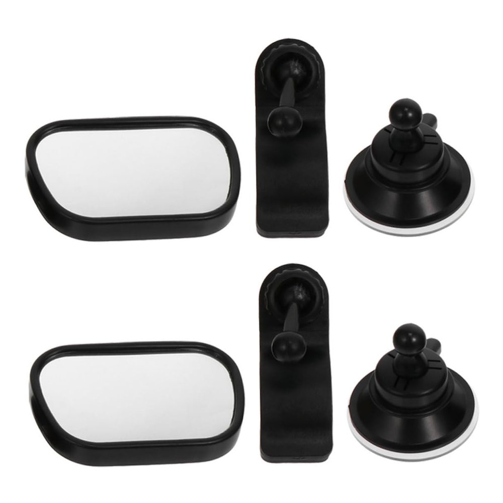 Abaodam 2pcs Car Mirror for Rear Facing Seats Rear View Observation Mirror with 360 Adjustable Wide Angle for Backseat Monitoring