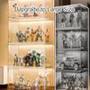 Acrylic Display Case, Figure Display Case, Curio Cabinet Flip-top Door Design Large-Capacity Storage Easy to Install(Size:4-Tier Storage) view 4