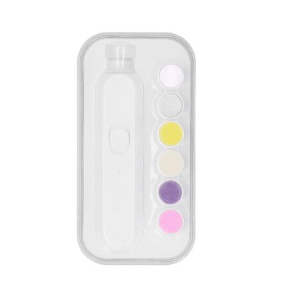 Baby Electric Nail Buffer Trimmer File Clipper Portable Safe Quick Polish Tool for Newborn Toddler Children Women Pet Manicure Kit with 6 Polish Heads Storage Box