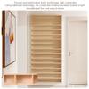 3/4/5/6/7/8 Layer Wooden Display Cabinets, Collectibles Organizer, Toy Curio Figures Display Case, Wall-Mounted Storage Shelf for Home Living Room Bedroom Office Playroom((L view 4