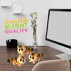 3D Printed Articulated Tiger Fidget Toy 3 Pack Flexible Cute Animal Desk Decor, Adult Stress Relief Collectible 3D Printed in USA view 3