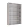 4/5/6/7 Tiers Display Cabinets, Figures Display Case, Wall-Mounted Showcase with Glass Door, Living Room Bedroom Ornaments Storage Shelves, Collectibles Organizer(White,(L x view 1