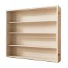 3/4/5/6/7/8 Tiers Display Cabinets, Figures Collection Display Case with Acrylic Door, Wall-Mounted Display Shelf Unit Organizer, Home Office Bedroom Ornaments Showcase((L x view 1