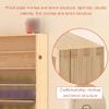3/4/5/6/7/8 Tiers Display Cabinets, Figures Collection Display Case with Acrylic Door, Wall-Mounted Display Shelf Unit Organizer, Home Office Bedroom Ornaments Showcase((L x view 4