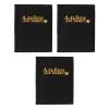 3PCS Collecting Holder Album, Black Currency Collection Book, Transparent PVC and Currency Collecting with Soft Touch Pages, for Household Storage and D view 1