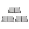 3PCS Collecting Holder Album, Black Currency Collection Book, Transparent PVC and Currency Collecting with Soft Touch Pages, for Household Storage and D view 2