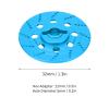 RC Car Brake Disc Set, Aluminum Alloy Wheel Hex Hub Brake Disc with M4 Lock Nuts, High Performance RC Road Racing Model Parts for 1/10 Scale Cars Like D4 D5 XIS and T (Blue) view 3