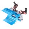 Double Fans Motor Cooling Radiator, Twin Fans Motor Heat Sink for 1/8 RC Car, High Performance Aluminum Alloy Cooling System with Dual Fan Design, Efficient Heat Dissipation for Tr (Blue) view 2