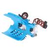 Double Fans Motor Cooling Radiator, Twin Fans Motor Heat Sink for 1/8 RC Car, High Performance Aluminum Alloy Cooling System with Dual Fan Design, Efficient Heat Dissipation for Tr (Blue) view 3